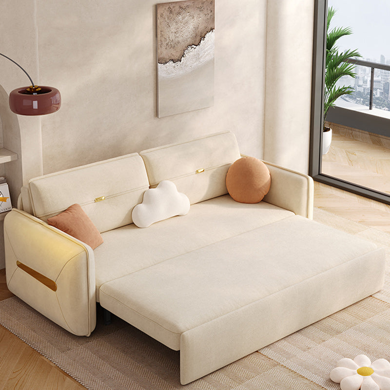 Capteur carré canapé-oreiller futon inclus canapé-lit futon avec rangement