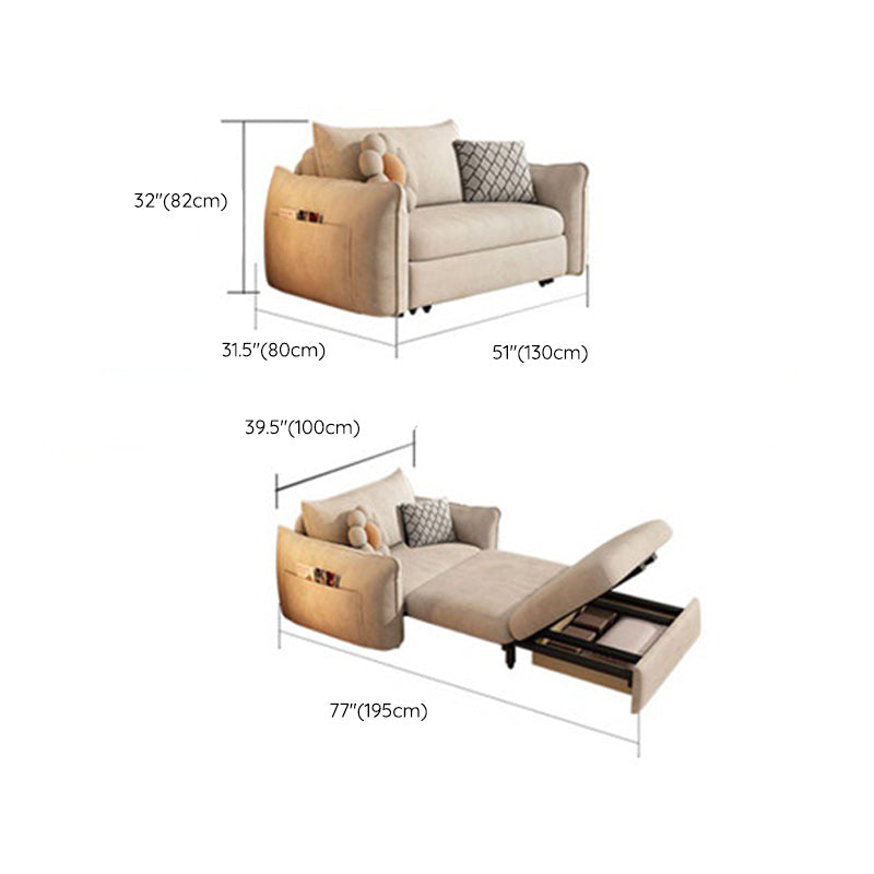 31 "cuscino da divano scandinavo largo incluso divano pieghevole futon.