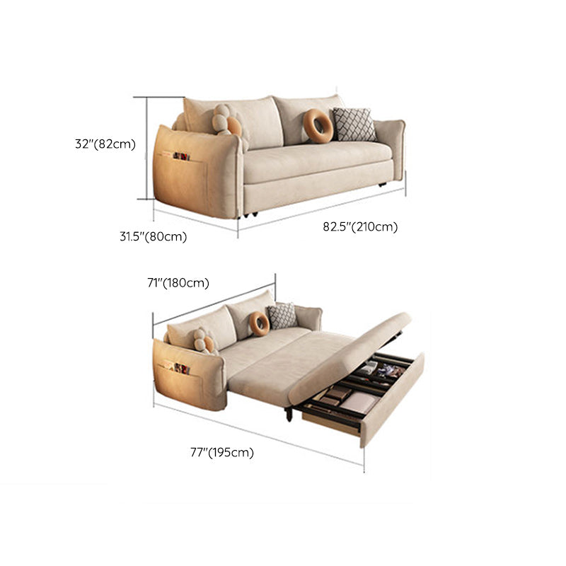 31 "cuscino da divano scandinavo largo incluso divano pieghevole futon.