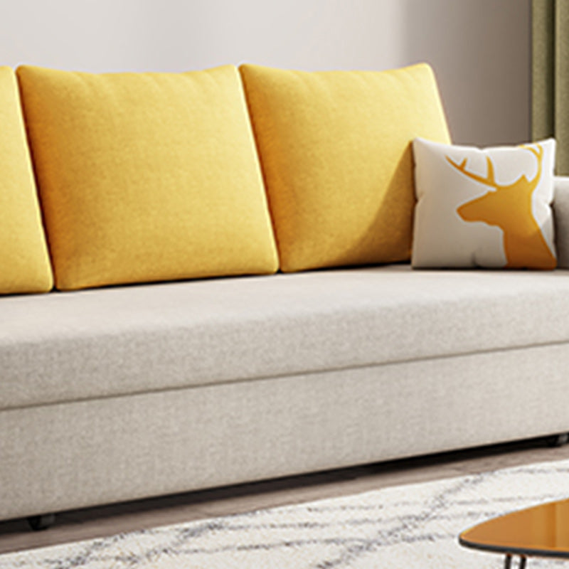 32 "幅の現代ソファベッド枕には白い寝台ソファが含まれていました