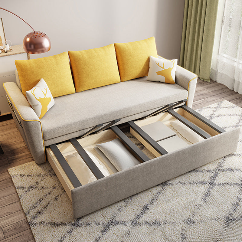 32 "幅の現代ソファベッド枕には白い寝台ソファが含まれていました