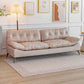 Modern Living Room Armless Tufted Split-Back Standard Seating Khaki Tech Cloth Clearhalo 'furn' 'furn_sofas' 'Furniture' 'Living Room Furniture' 'Sofa' 'sofas' 6692534