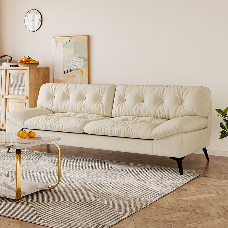 Modern Living Room Armless Tufted Split-Back Standard Seating Clearhalo 'furn' 'furn_sofas' 'Furniture' 'Living Room Furniture' 'Sofa' 'sofas' 6692536