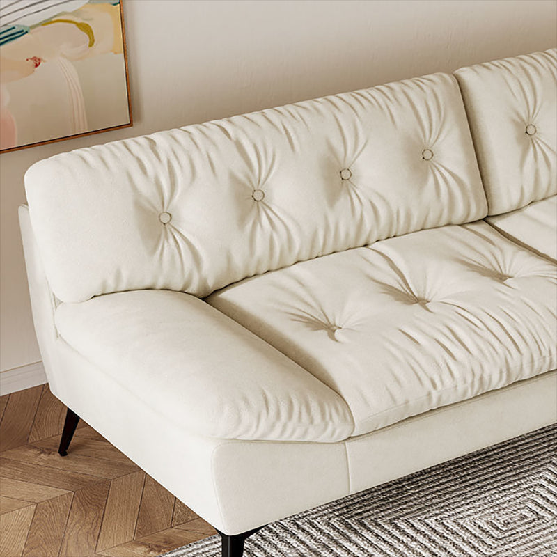 Modern Living Room Armless Tufted Split-Back Standard Seating Clearhalo 'furn' 'furn_sofas' 'Furniture' 'Living Room Furniture' 'Sofa' 'sofas' 6692543