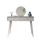 White Solid Wood  Makeup Vanity Desk Table with Drawers for Bedroom