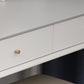 White Solid Wood  Makeup Vanity Desk Table with Drawers for Bedroom