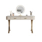 Glam Makeup Vanity Desk Table Stone Top Dressing Table with Drawer