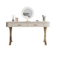 Glam Makeup Vanity Desk Table Stone Top Dressing Table with Drawer