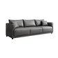Minimalistischer 3-Sitzer-Kunstleder-Sofa-Sofa lose Rückensofa