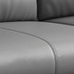 Modern Style Gray Leather Sofa Flared Arm Loose Back Sofa with Pillows Clearhalo 'furn' 'furn_sofas' 'Furniture' 'Living Room Furniture' 'Sofa' 'sofas' 6692750