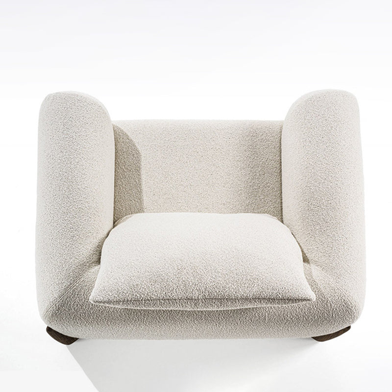 Soggiorno contemporaneo divano marrone divano rotondo a braccio seducenti