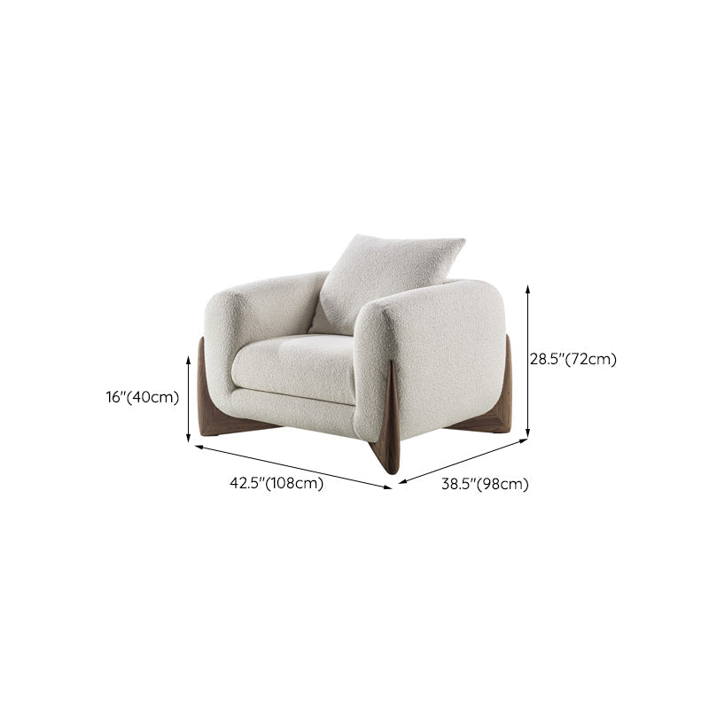 Soggiorno contemporaneo divano marrone divano rotondo a braccio seducenti