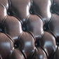 Traditional Living Room Brown Sofa 4-seat Genuine Leather Seating