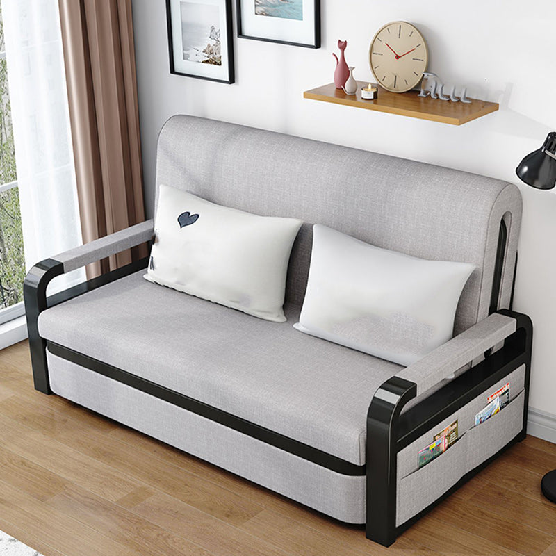 30" Wide Contemporary Futon Sofa Bed Cushion Back Futon Sleeper Sofa Clearhalo 'furn' 'furn_futons' 'Furniture' 'Futons & Daybeds' 'Futons' 'Living Room Furniture' 6692919