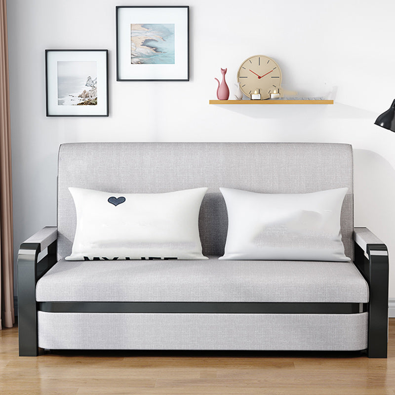 30" Wide Contemporary Futon Sofa Bed Cushion Back Futon Sleeper Sofa Storage Not Included Clearhalo 'furn' 'furn_futons' 'Furniture' 'Futons & Daybeds' 'Futons' 'Living Room Furniture' 6692921