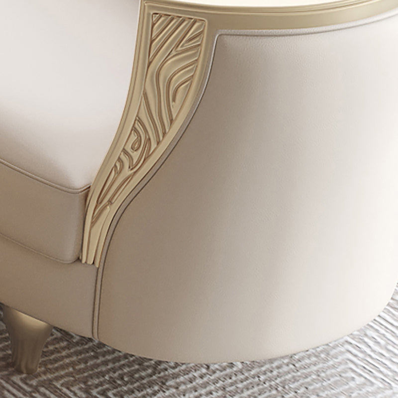 Canapé de salon scandinave authentique smoking en cuir