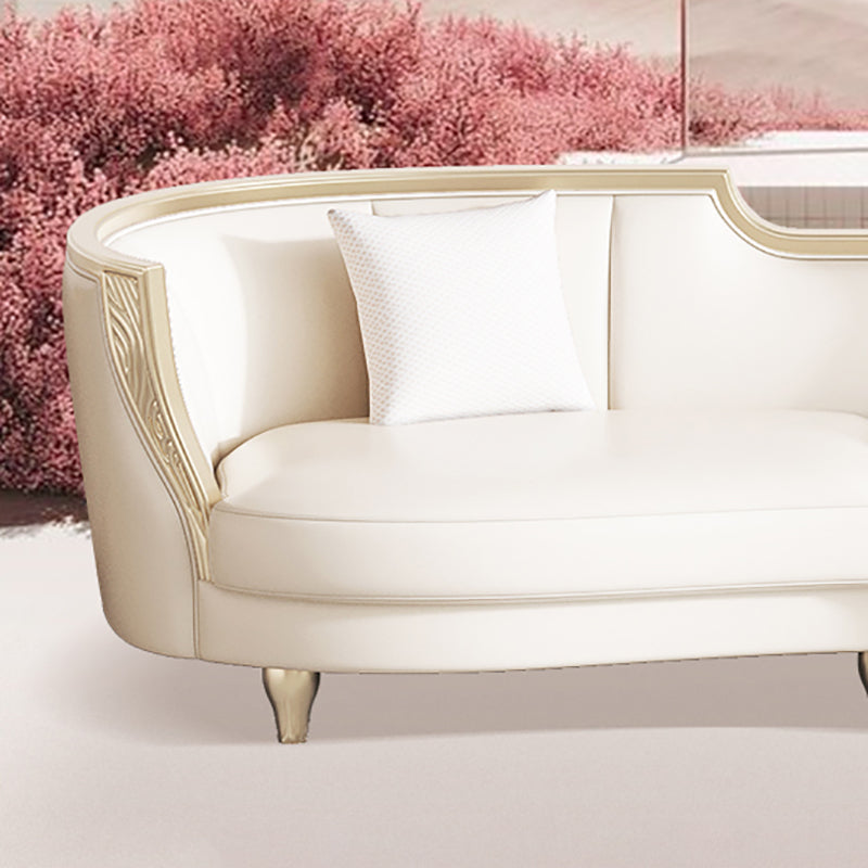 Canapé de salon scandinave authentique smoking en cuir