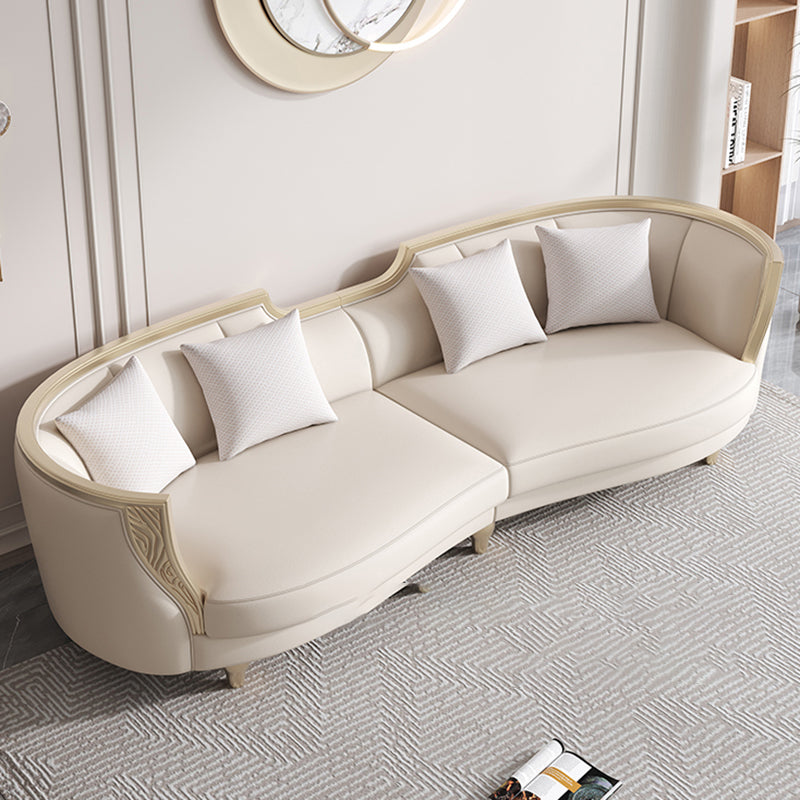 Canapé de salon scandinave authentique smoking en cuir