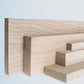 17"H Moderner Couchtisch Schwarzer Couchtisch aus massivem Holz