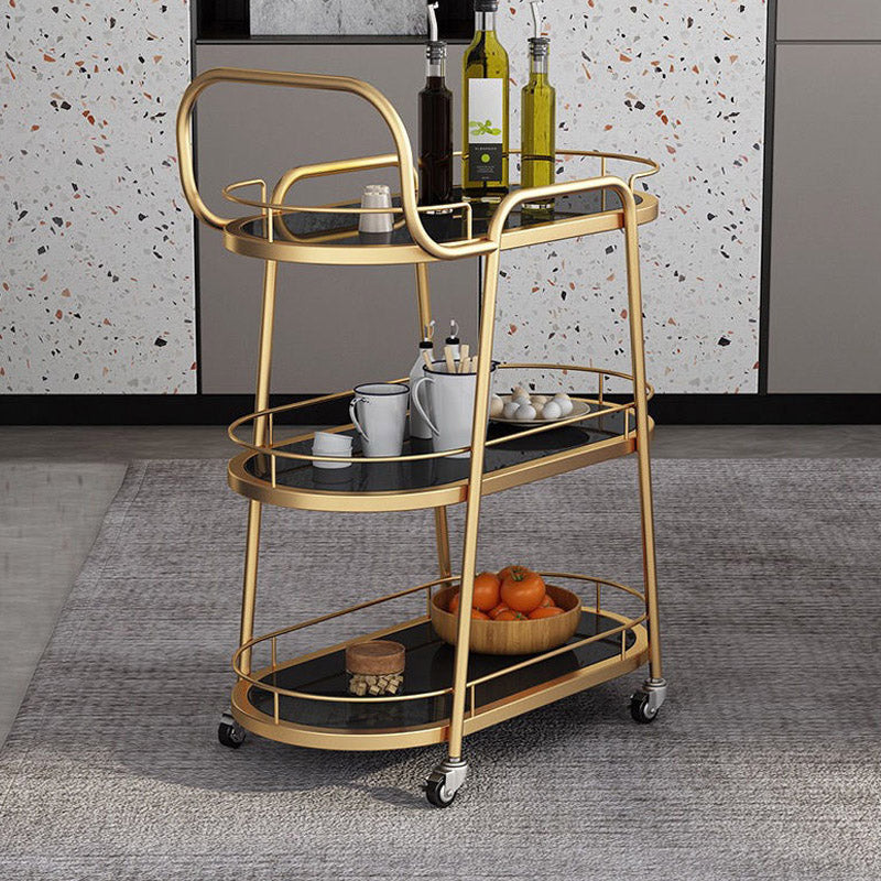 Rolling modern prépare table maison à manger en marbre de cuisine en marbre