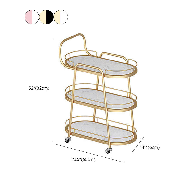 Rolling modern prépare table maison à manger en marbre de cuisine en marbre