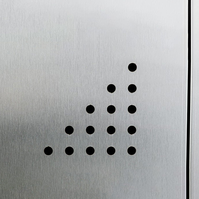 Silver Storage Cabinet with Hinged Doors Contemporary Steel Indoor Cabinet Clearhalo 'Armoires & Wardrobes' 'armoires_wardrobes' 'Bedroom Furniture' 'furn' 'furn_armoires_wardrobes' 'Furniture' 6693446