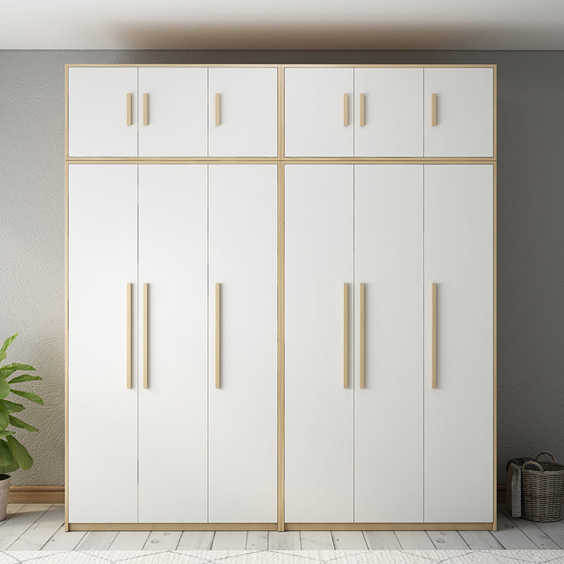 Gabinetto del guardaroba incernierato con armadio contemporaneo dell'asta di abbigliamento