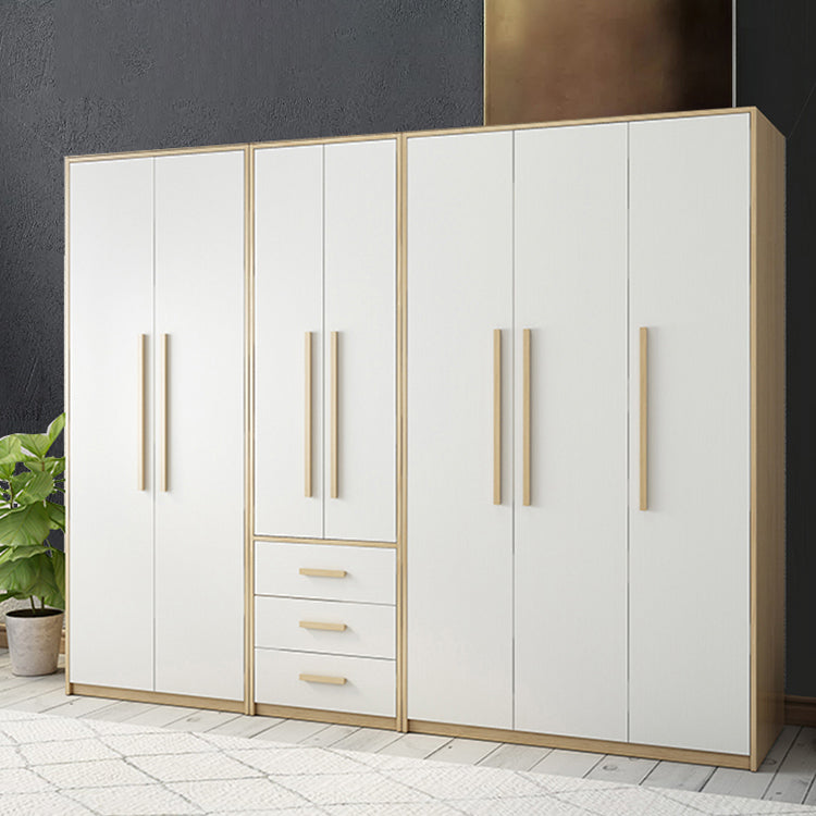 Gabinetto del guardaroba incernierato con armadio contemporaneo dell'asta di abbigliamento