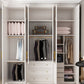 Solid Wood Wardrobe Armoire with Shelves French Country Wardrobe Cabinet Clearhalo 'Armoires & Wardrobes' 'armoires_wardrobes' 'Bedroom Furniture' 'furn' 'furn_armoires_wardrobes' 'Furniture' 6693539