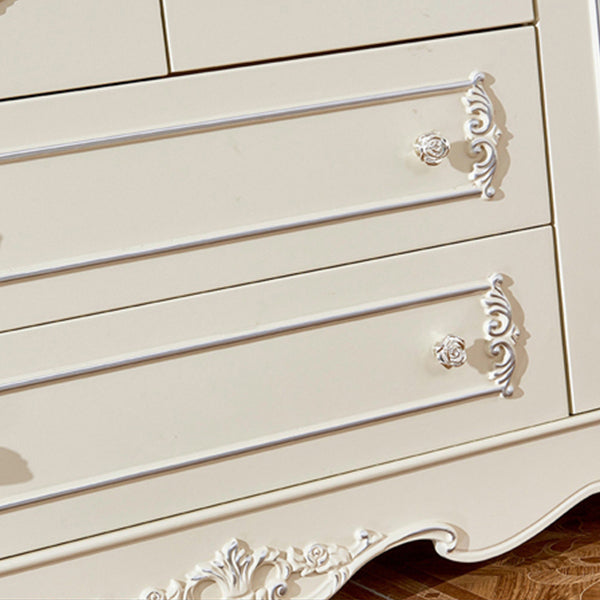 French Country Wardrobe Cabinet with Shelves Wood Wardrobe Closet