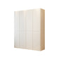 Contemporary Wardrobe Closet with Drawer White Wardrobe Cabinet