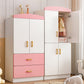 Entwickelte Holzgarderobe Rettungsschrank weißer und rosa Garderobe Schrank