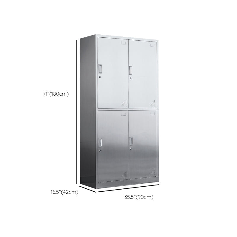 Moderno moderno armadio a cerniera a car "Armale in metallo cromata per bagno