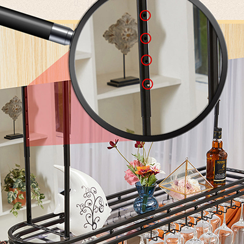 工業用ハンギングガラス＆ステムウェアホルダーメタルワインホルダー