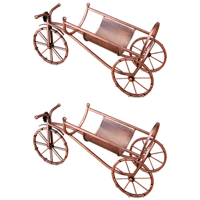 Porta di vino da banco in metallo controcette moderna porta bottiglia di vino in ottone