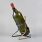 Metal Countertop Wine Glass Rack Modern Brass Wine Bottle Holder
