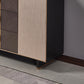 Gabinetto di sideboard in legno massiccio con cassetti moderno server da pranzo