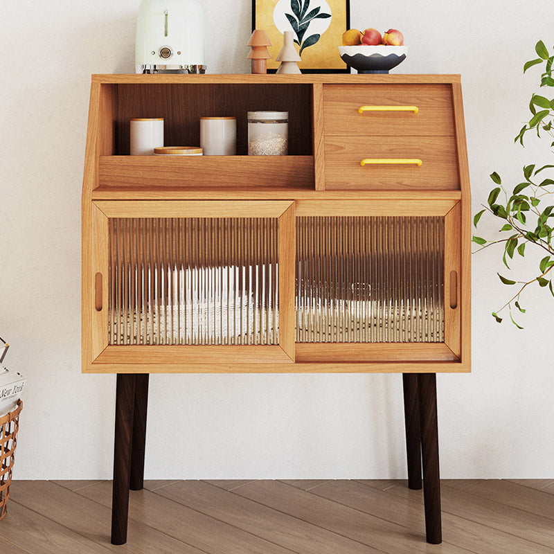 Server moderno del server buffet in legno massiccio - 31,5 "l x 17,8" w x 38,2 "H