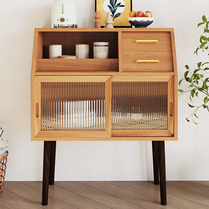 Server moderno del server buffet in legno massiccio - 31,5 "l x 17,8" w x 38,2 "H