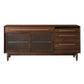 Sideboard in legno massiccio moderno Tavolo da 4-Drawer Sideboard per soggiorno