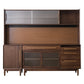 Sideboard in legno massiccio moderno Tavolo da 4-Drawer Sideboard per soggiorno