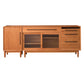 Sideboard in legno massiccio moderno Tavolo da 4-Drawer Sideboard per soggiorno