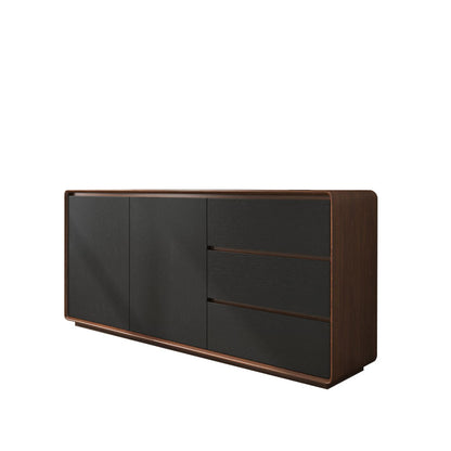 Contemporary Style Crednenza Wood Dining Buffet mit Schränken und Schubladen