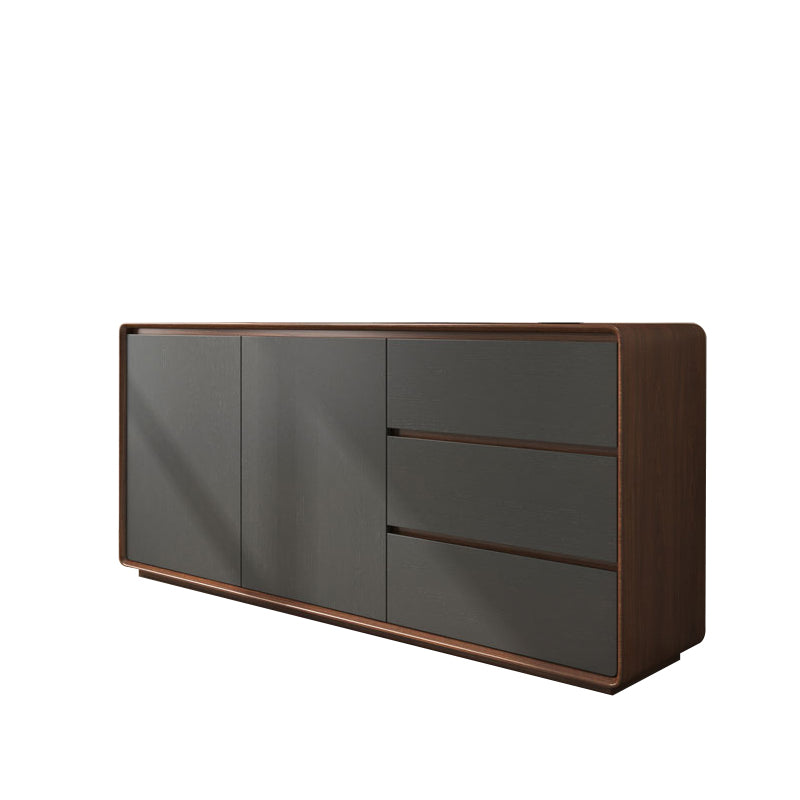 Contemporary Style Crednenza Wood Dining Buffet mit Schränken und Schubladen