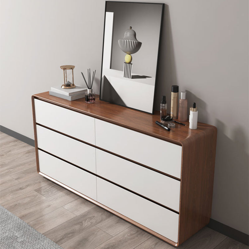 Contemporary Style Crednenza Wood Dining Buffet mit Schränken und Schubladen