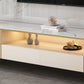 Open Storage TV Stand Console Stone TV Media Console with Drawers Clearhalo 'furn' 'furn_tv_stands_entertainment_centers' 'Furniture' 'Living Room Furniture' 'TV Stands & Entertainment Centers' 'TV Stands & Media Storage Furniture' 'tv_stands_entertainment_centers' 6696244