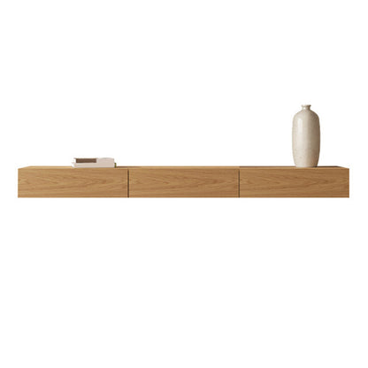 Wall-mounted TV Media Console Wooden TV Stand Console with Drawers 71"L x 12"W x 9"H Clearhalo 'furn' 'furn_tv_stands_entertainment_centers' 'Furniture' 'Living Room Furniture' 'TV Stands & Entertainment Centers' 'TV Stands & Media Storage Furniture' 'tv_stands_entertainment_centers' 6696269