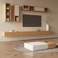 Wall-mounted TV Media Console Wooden TV Stand Console with Drawers Clearhalo 'furn' 'furn_tv_stands_entertainment_centers' 'Furniture' 'Living Room Furniture' 'TV Stands & Entertainment Centers' 'TV Stands & Media Storage Furniture' 'tv_stands_entertainment_centers' 6696273