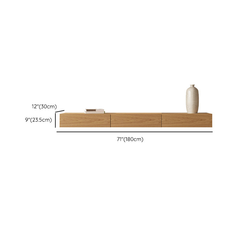 Wall-mounted TV Media Console Wooden TV Stand Console with Drawers Clearhalo 'furn' 'furn_tv_stands_entertainment_centers' 'Furniture' 'Living Room Furniture' 'TV Stands & Entertainment Centers' 'TV Stands & Media Storage Furniture' 'tv_stands_entertainment_centers' 6696279