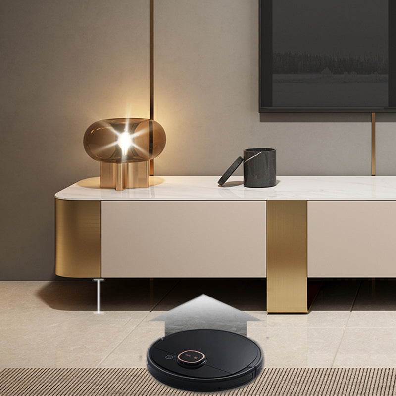 Stone TV Stand Console Contemporary TV Media Console with Drawers Clearhalo 'furn' 'furn_tv_stands_entertainment_centers' 'Furniture' 'Living Room Furniture' 'TV Stands & Entertainment Centers' 'TV Stands & Media Storage Furniture' 'tv_stands_entertainment_centers' 6696292